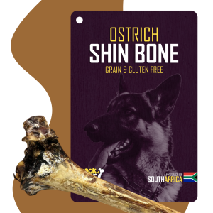 Snackabone Ostrich Shin Bone - Quality Ostrich Bones For Dogs